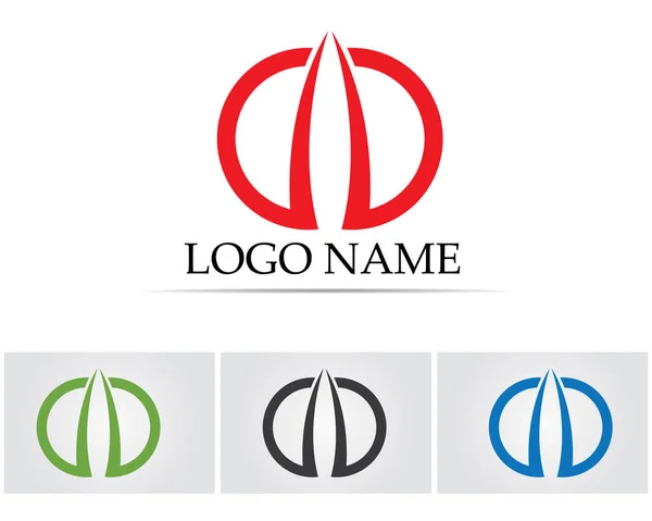 Vektor - Technologie Kreis Logo und Symbole — Stockvektor