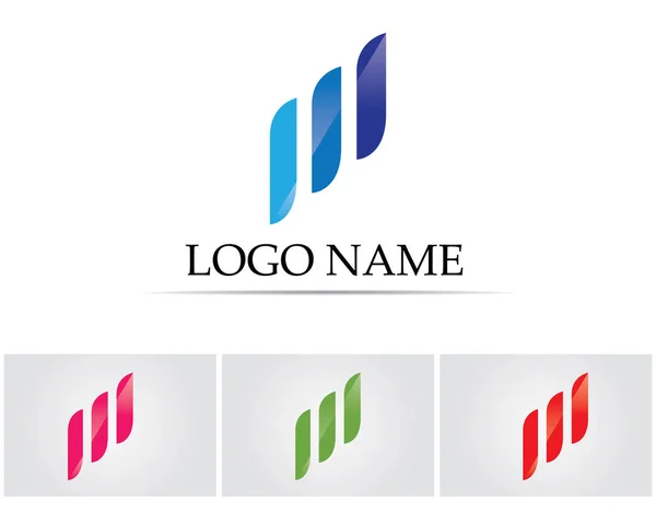 Logo de finanzas empresariales - ilustración del concepto vectorial — Archivo Imágenes Vectoriales
