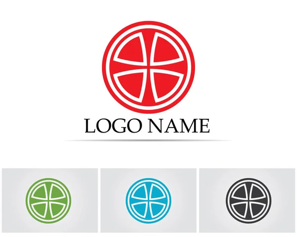 Шаблон дизайну логотипу охоронця Векторний щит — стоковий вектор