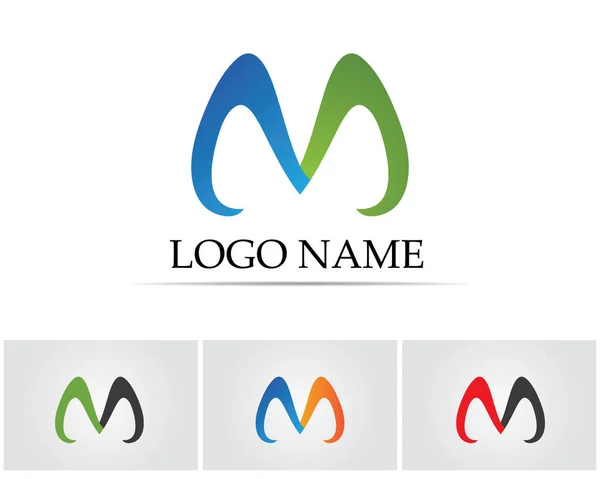 Ikony wektora litery M takie logo — Wektor stockowy
