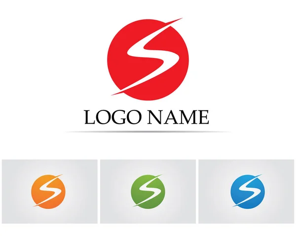 Вектор дизайна логотипа S — стоковый вектор