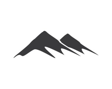 Dağ doğa peyzaj logo ve simgeleri simgeleri şablonu