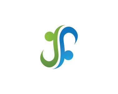 S harfli şirket logosu tasarım vektörü