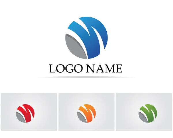 Logo de finanzas empresariales - ilustración del concepto vectorial — Vector de stock