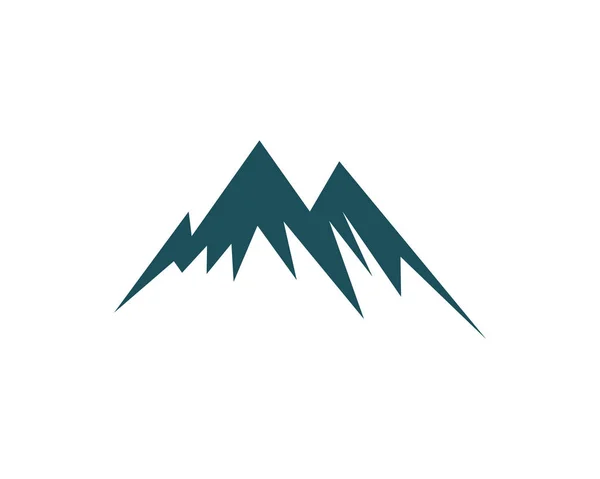 山の自然風景のロゴとシンボルのアイコン テンプレート — ストックベクタ