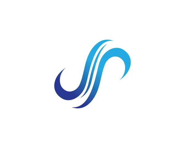 Business corporate letter S logo design vector — Stock Vector