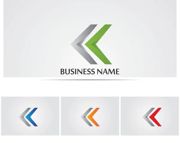 Logo Symboles Entreprise Illustration Concept Vectoriel — Image vectorielle