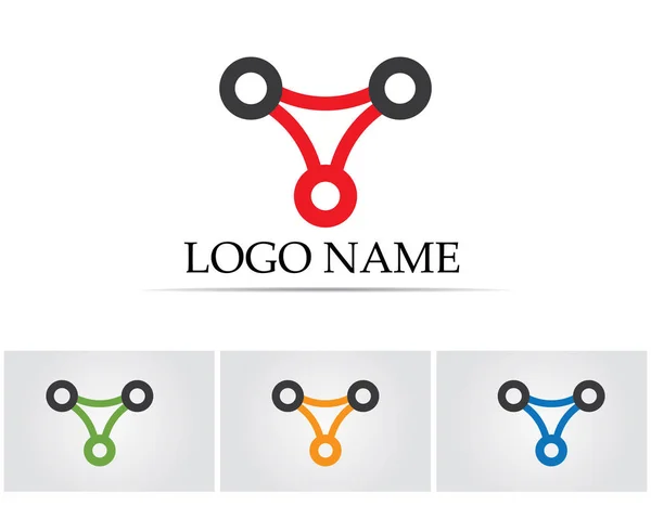 Spin Logo Symbolen — Stockvector