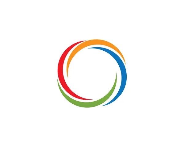 Logo Symbole Okręgu Technologicznego Vector — Wektor stockowy