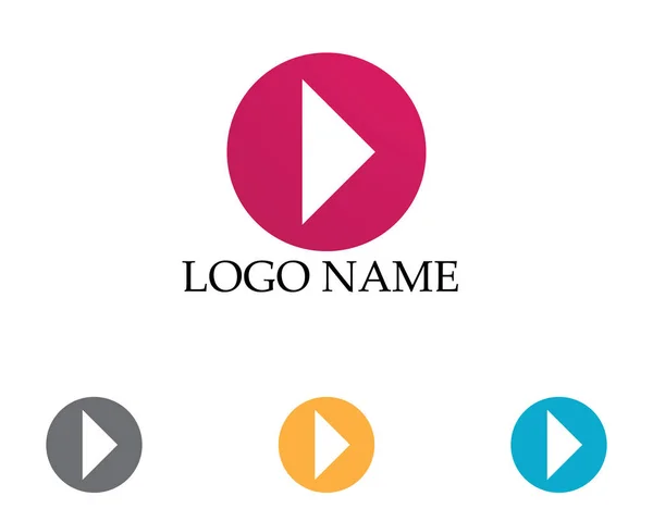 Music Symbols Logo Icons Template — Stock Vector