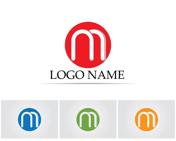 Ícones do vetor da letra M tais logotipos —  Vetores de Stock