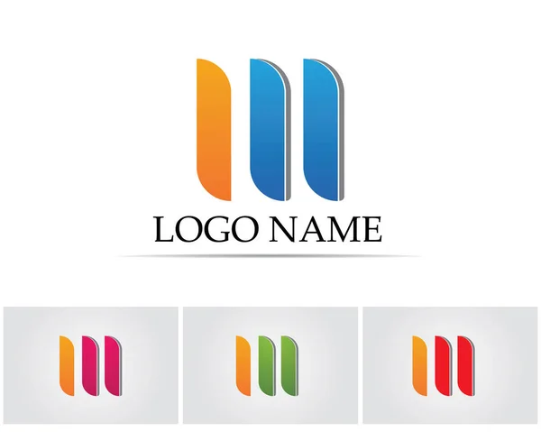 Letra M iconos vectoriales tales logotipos — Vector de stock