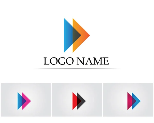 Logo Del Negocio Símbolos Vector Concepto Ilustración — Vector de stock