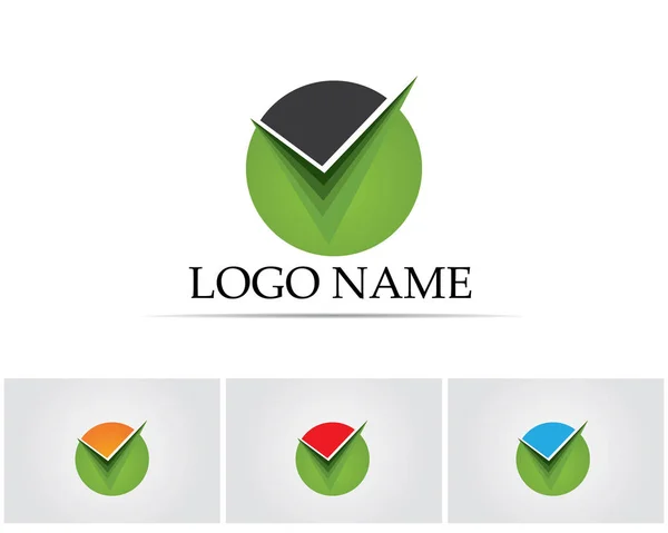 Letras Logotipo Negócio Símbolos Modelo — Vetor de Stock