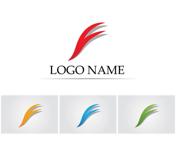 Lettre Logo Symboles Modèle Icônes Vectorielles — Image vectorielle