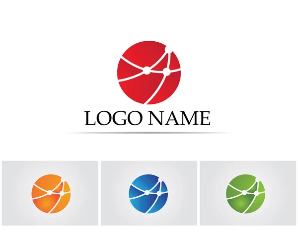 Business Logo Symbols Vector Concept Illustration — Stock Vector