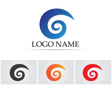 Dalgalar plaj logosu ve semboller simge uygulaması