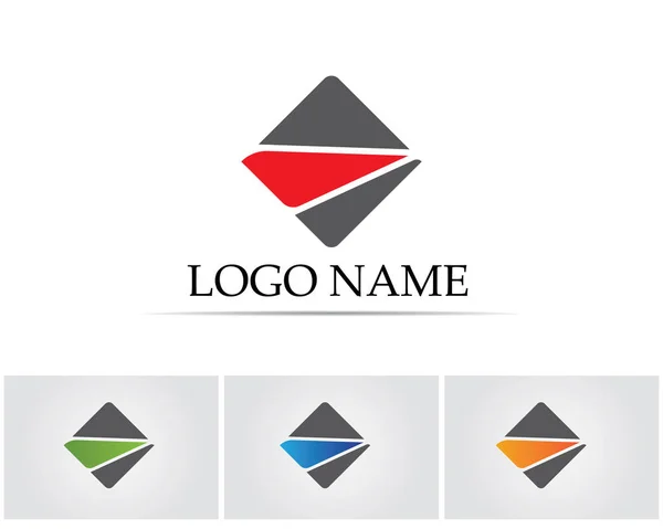 Finance Logo Symboles Vectoriel Concept Illustration — Image vectorielle