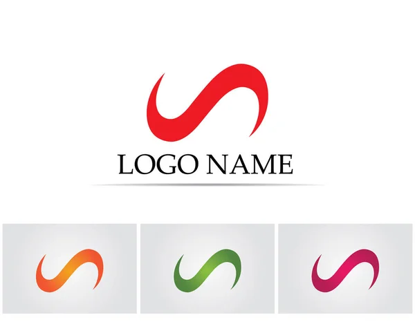 Entreprise Lettre Logo Design Vecteur — Image vectorielle