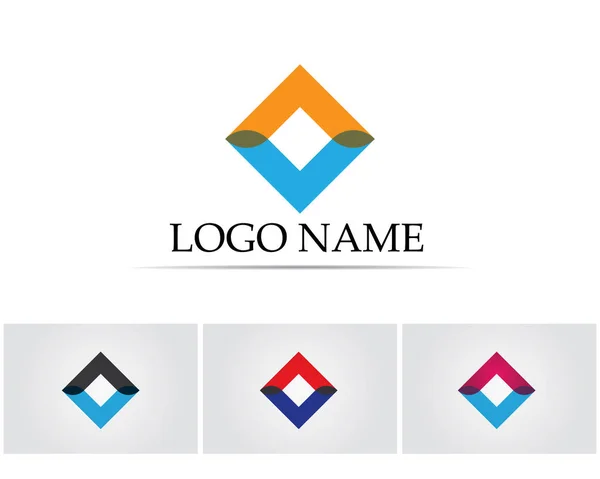 Logo de finanzas empresariales - ilustración del concepto vectorial — Vector de stock