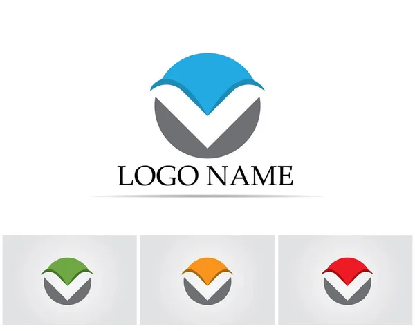 Letras Logotipo Negócio Símbolos Modelo —  Vetores de Stock