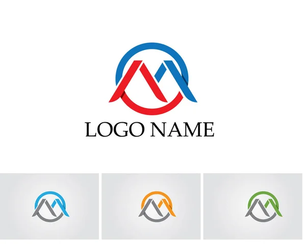 Letter Vector Pictogrammen Zoals Logo Template — Stockvector