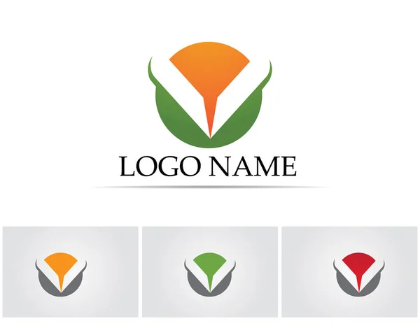 Letras Logotipo Comercial Plantilla Símbolos — Vector de stock
