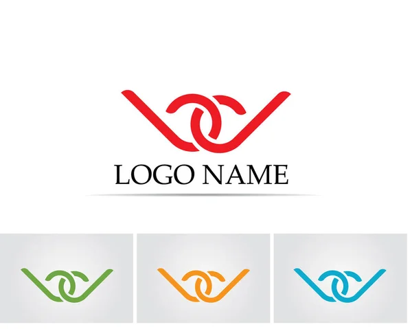 Carta Corporativa Negócios Logotipo Vetor Design — Vetor de Stock