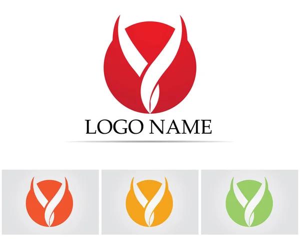 Letras Logotipo Negócio Símbolos Modelo —  Vetores de Stock