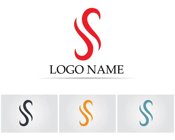 Logo Design Vector Empresa Carta Corporativa — Vector de stock