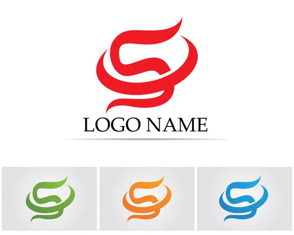 Logo Tasarlamak Vektör Kurumsal Mektubu — Stok Vektör