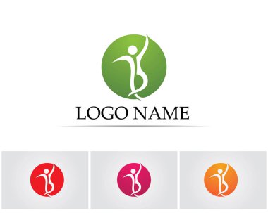 Sağlık başarısı insanlar logoyu ve sembolleri önemser