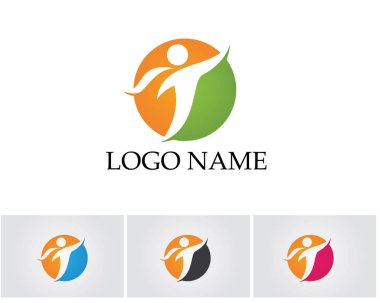 Sağlık başarısı insanlar logoyu ve sembolleri önemser