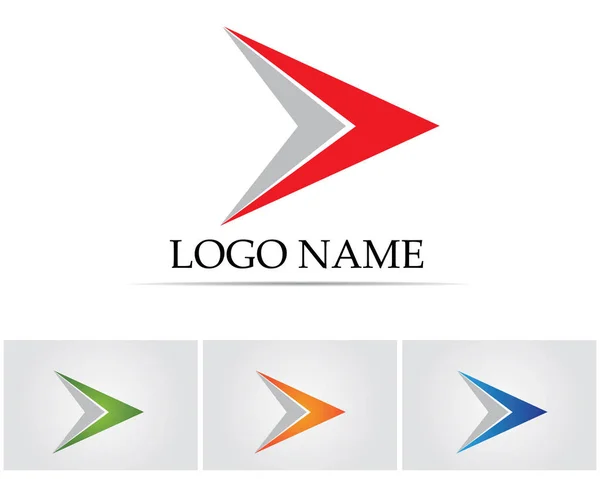 Business Finance Logo Und Symbole Vektorkonzept Illustration — Stockvektor