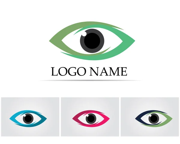 Logo Symboly Pro Péči Oči Aplikace Pro Vektorové Ikony — Stockový vektor