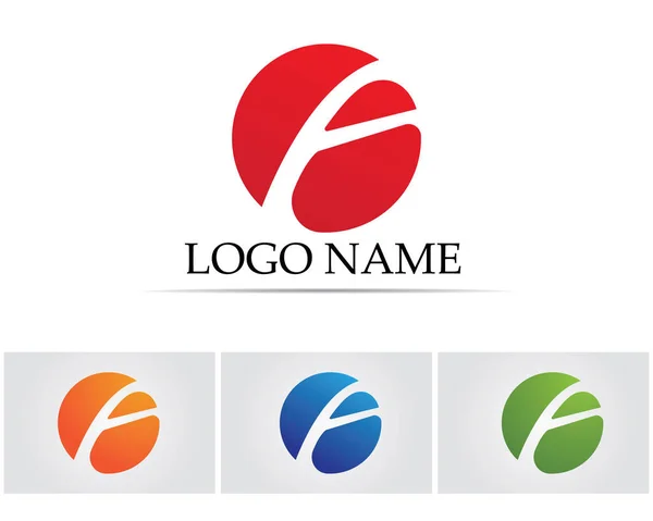 Logotipo Letra Símbolos Modelo Ícones Vetoriais — Vetor de Stock