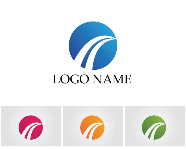 Logotipo Natureza Água Símbolos Modelo Ícones App —  Vetores de Stock