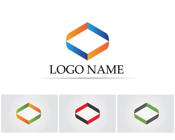 Maison Bâtiments Logo Symboles Icônes Modèle — Image vectorielle