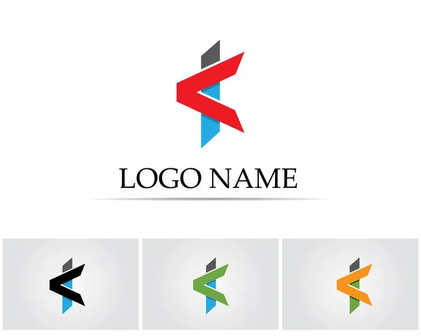 Logo Symboles Finance Entreprise Illustration Concept Vectoriel — Image vectorielle