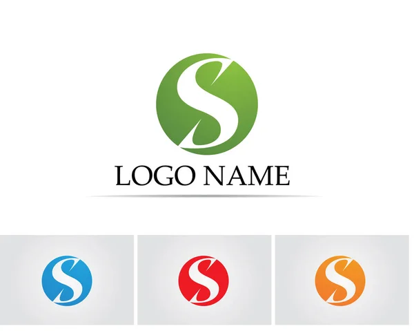 Entreprise Lettre Logo Design Vecteur — Image vectorielle