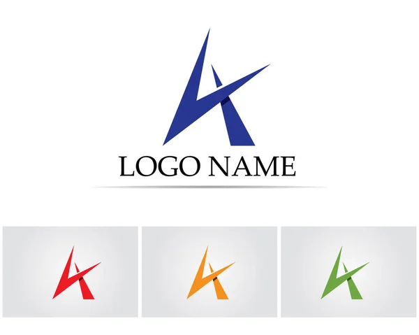 Ícone Vetor Modelo Negócio Logotipo Carta —  Vetores de Stock
