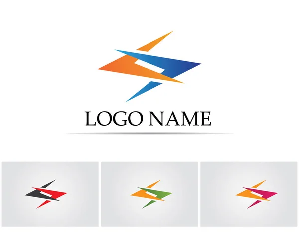 Finance Logo Symboles Vectoriel Concept Illustration — Image vectorielle