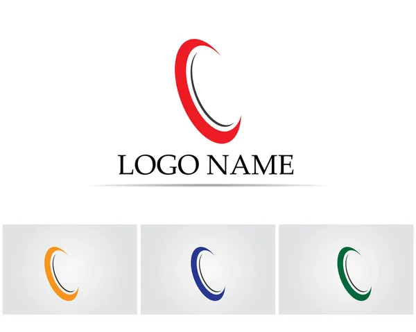 Buchstabe Logo Template Design Vektor — Stockvektor