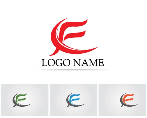 Logotipo Letra Símbolos Modelo Ícones Vetoriais —  Vetores de Stock