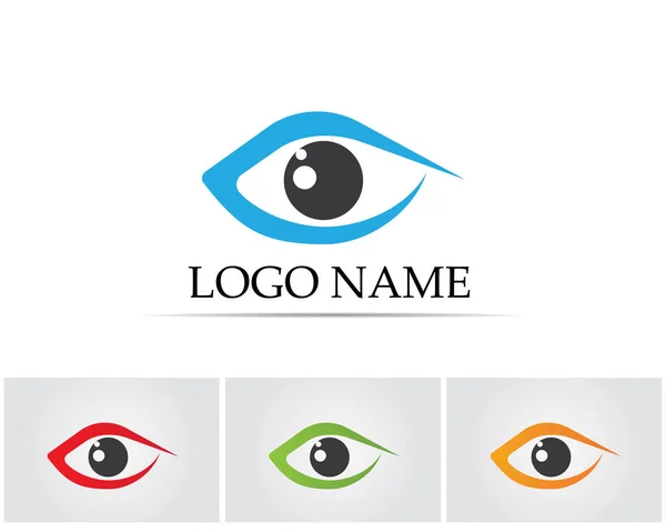 Wektor - wektor logo pielęgnacji oczu — Wektor stockowy
