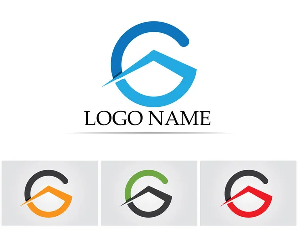 G λογότυπο γράμματα και σύμβολα — Διανυσματικό Αρχείο