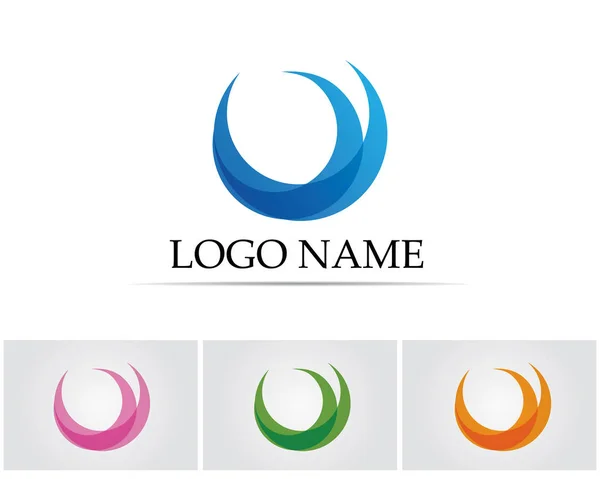 Lettera Logo Template Design Vector — Vettoriale Stock