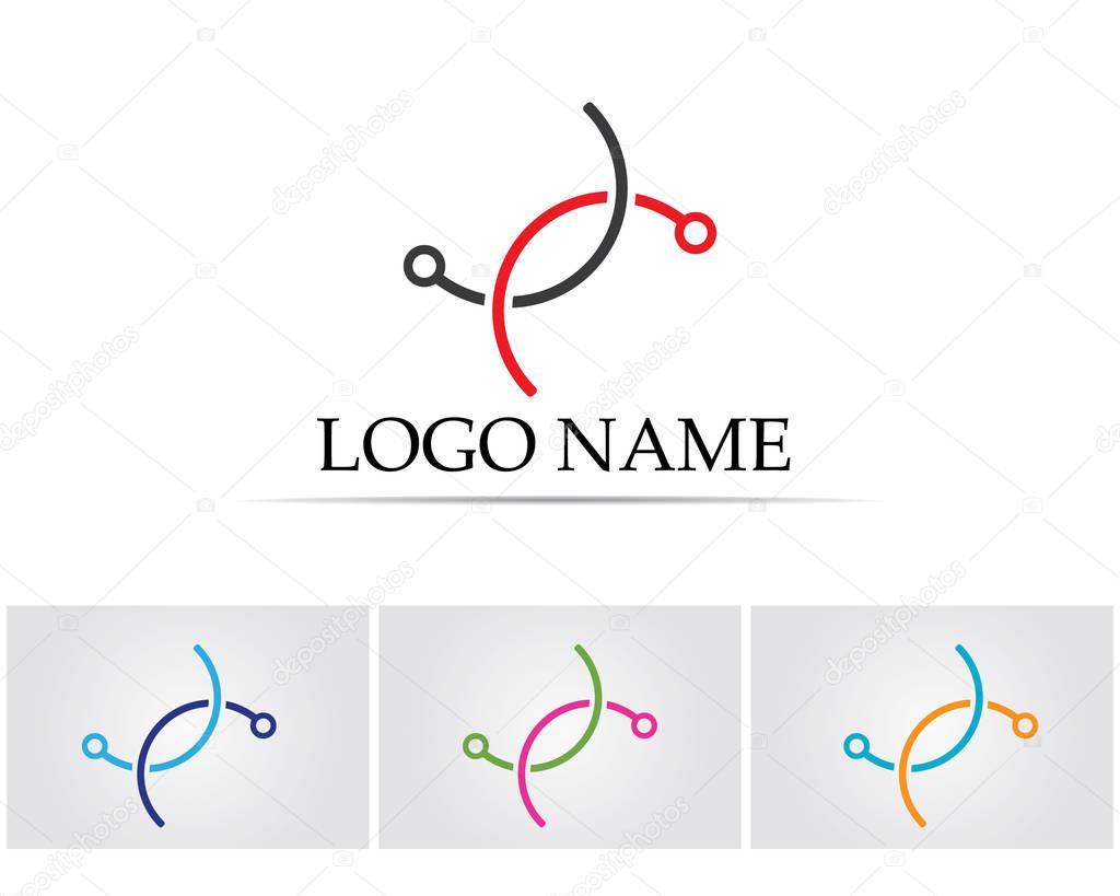 Internet cable logo  and symbols