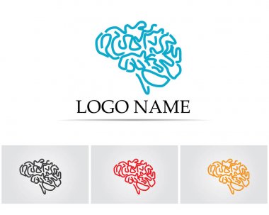 Beyin Logo şablonu ve sembolleri