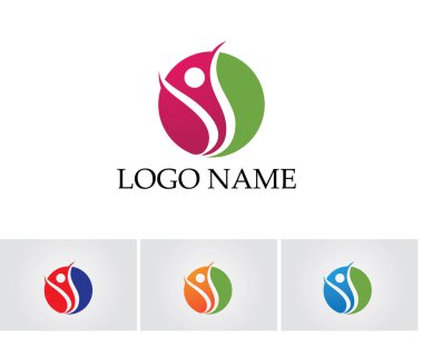 Halk sağlığı alanında başarılı olan sağlık logosu simgeleri